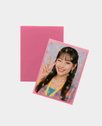 Sleeves | 50 Unidades | Holográfico Estrelas | Rosa | 66mm x 91mm | Para Photocard