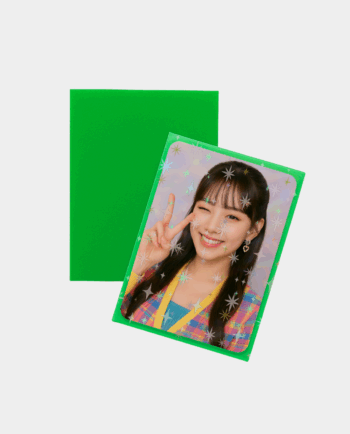 Sleeves | 50 Unidades | Holográfico Estrelas | Verde Limão | 66mm x 91mm | Para Photocard
