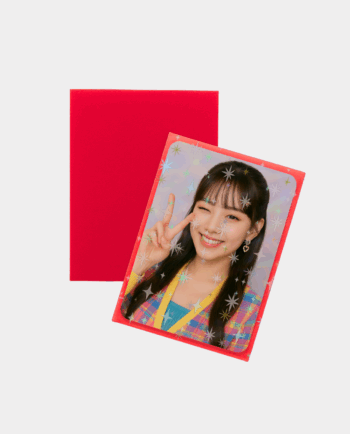 Sleeves | 50 Unidades | Holográfico Estrelas | Vermelho | 66mm x 91mm | Para Photocard