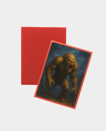Sleeves | 50 Unidades | Matte | Vermelho | 66mm x 91mm | Para Card